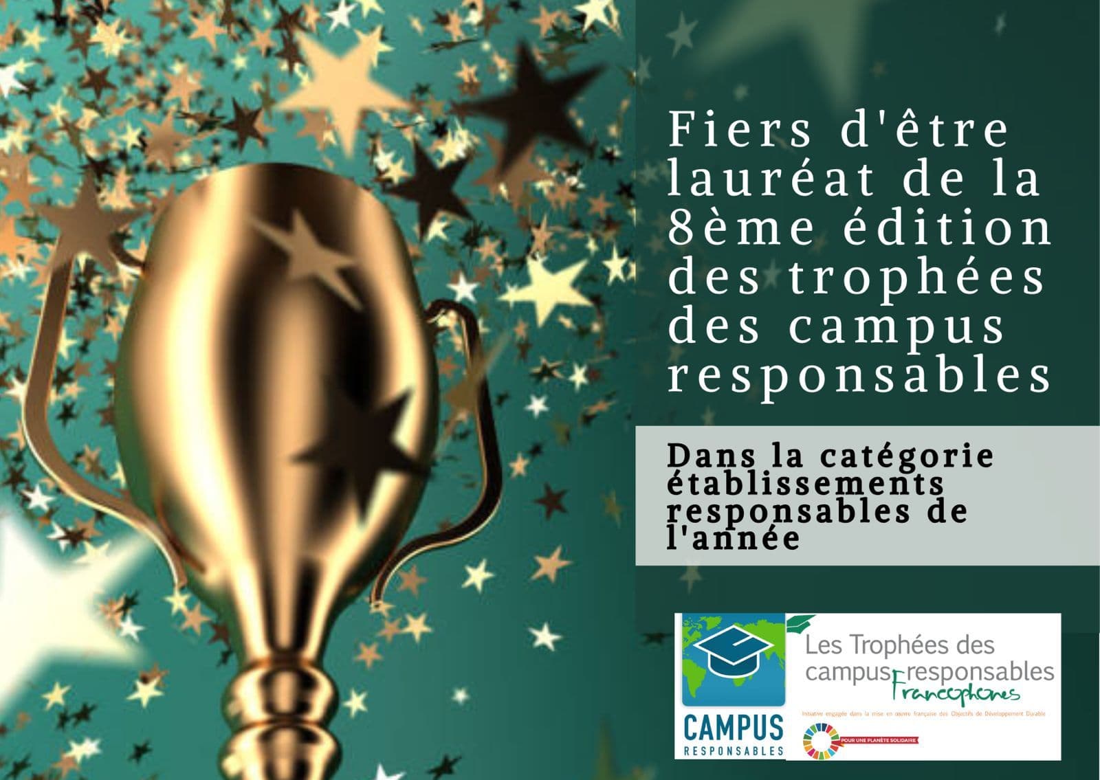 UEMF winner of the "Responsible Campus of the Year" Award