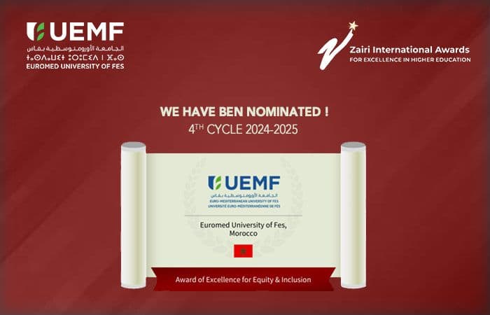 UEMF selected as a finalist in the Zairi International Awards for Excellence in Higher Education